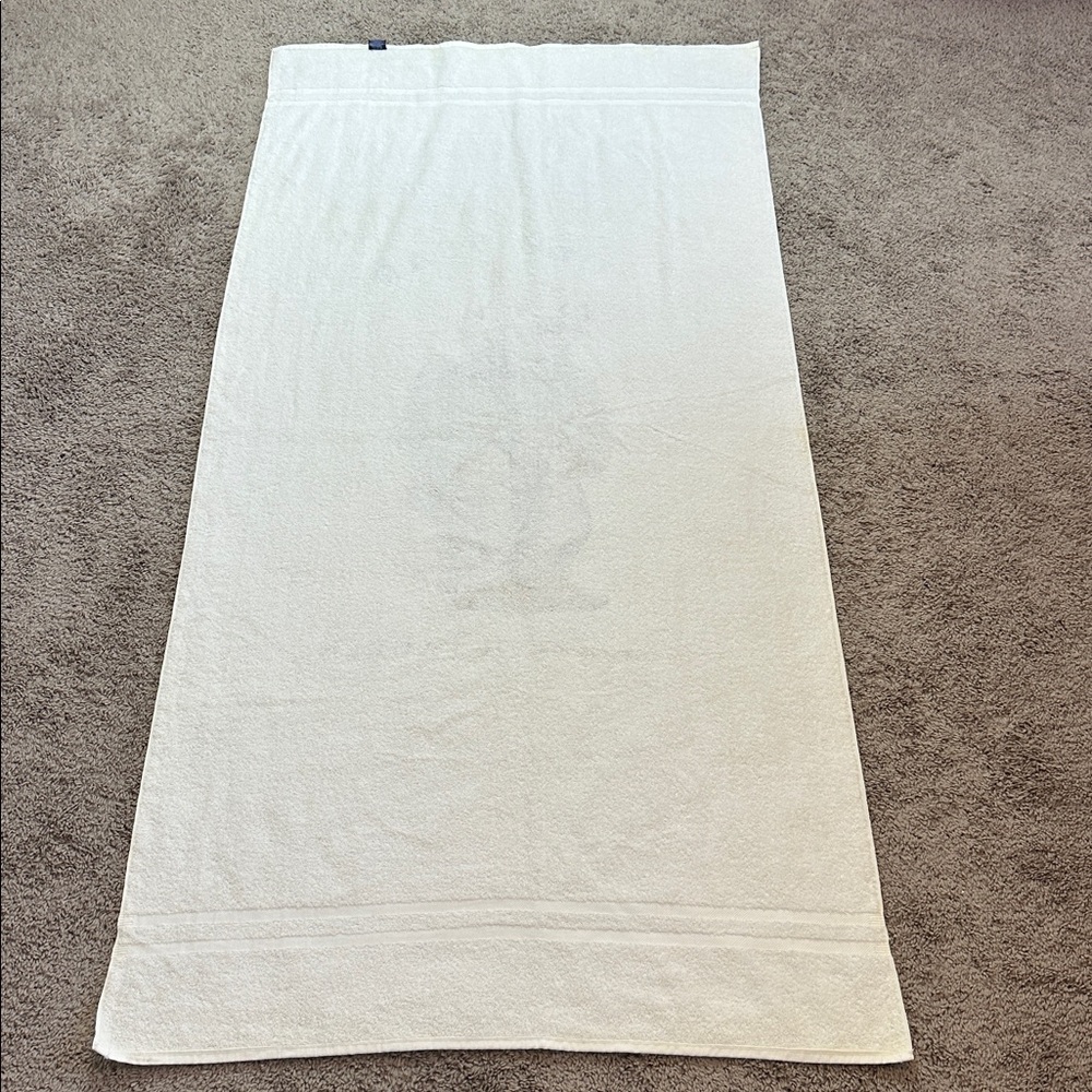 VTG Polo Bear By Ralph Lauren Western Casual Bath Sheet Beach Towel 35x72 USA - Picture 6 of 10